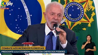 Lula admite que Brasil não está preparado para enfrentar incêndios  AFP [upl. by Quentin]