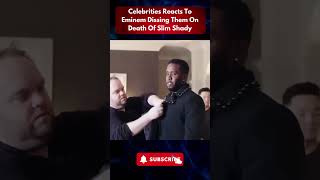 Celebrities Reacts To Eminem Dissing Them On Death Of Slim Shady Part 3 [upl. by Hazelton]