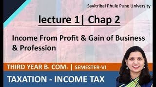 How to calculate Taxable Income from Business  Chapter 2 TYBCom Sem 6 [upl. by Newcomer]