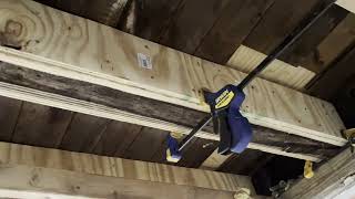 How to Scab a Floor Joist With Plywood [upl. by Valente]