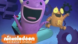 quotRobot and Monsterquot Theme Song HD  Episode Opening Credits  Nick Animation [upl. by Bengt]