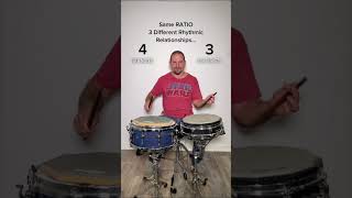 43 Polyrhythm Three Different Ways In 20 Seconds [upl. by Ros282]