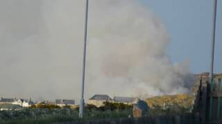 HOPEMAN FIRE VIEWED FROM BURGHEAD [upl. by Asinet]