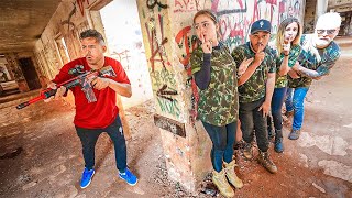 ESCONDE ESCONDE NO HOSPITAL ABANDONADO COM AIRSOFT EP14 [upl. by Eulaliah257]