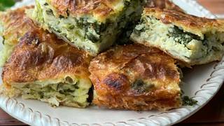 The Best Spanakopita Recipe Youll Ever Taste  Greek Spinach Pie [upl. by Marcia]