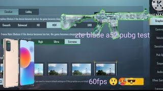 zte blade a52 pubg mobile test 2024 60 fps pubgyoutubevideo [upl. by Adnak368]