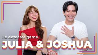 Julia Barretto and Joshua Garcia Play a Lie Detector Game  Filipino  Rec•Create [upl. by Abbotson]