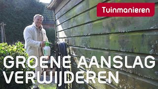 Buiten aanslag op je schutting of tuinmeubels Hoe kom je ervan af  Tuinmanieren [upl. by Dody722]