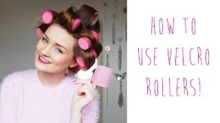 HOW TO USE VELCRO ROLLERS  tinytwisst [upl. by Nadaha]