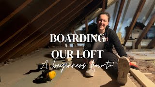 Boarding and insulating our loft space [upl. by Aicelet]