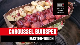 buikspek van het carrousel spit op je barbecue [upl. by Nilauqcaj558]