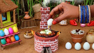 Miniature Egg Biryani  Anda Ka Dum Biryani  Mini Foodkey [upl. by Kcirdes]