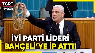 İYİ Parti Lideri Dervişoğlundan Bahçeliye Sert Gönderme quotAl Bu İpi Başının Ucuna Asquot  TGRT Haber [upl. by Shaina803]