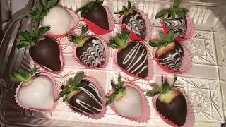 How to Make Chocolate Covered Strawberries  Valentines Day Ideas [upl. by Tirma855]