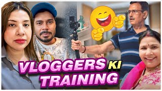 VLOGGERS KI TRAINING SHURU❤️ [upl. by Leahicm]