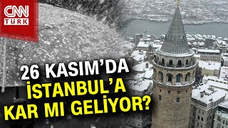 Meteorolojiden Kritik Uyarı İstanbula Kar Mı Geliyor Haber [upl. by Barrie]