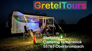 Vorstellung des Wohnmobil Stellplatzes Höhenblick in 55767 Oberbrombach [upl. by Eiramlirpa997]