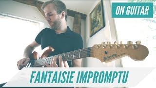 Chopins Fantaisie Impromptu on Guitar MetalVersion [upl. by Annahahs682]