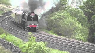 71000 Duke of Gloucester Storming Ais Gill 210511 plusa surprise [upl. by Aguste]