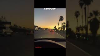 Definition Of Crashout  Viral racingcrash carcrash BMW racingfail shorts funny trending [upl. by Yruoc]