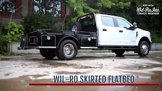 WilRo Skirted Flatbed  The Highest Quality Flatbed On the Market [upl. by Varden]