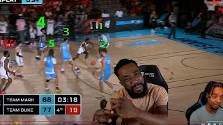 BALLHOGGING HAD ME HOT Team Mark vs Team Duke 5v5 Basketball Reaction [upl. by Jeunesse284]