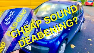 Cheap Sound InsulationCar Sound DeadeningDynamat Alternative DIY  Test [upl. by Nylsor]