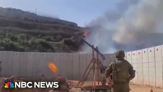 HezbollahIsrael border clashes intensify [upl. by Helli]