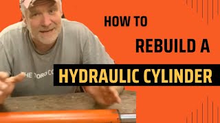 How to Rebuild A Hydraulic Cylinder [upl. by Enelime258]