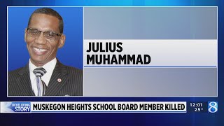 Muskegon Heights school board member shot killed in home [upl. by Renba765]