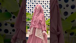 Im hijabi girl 👑hijbigirl abaya hijab muslimattire niqab ytshorts shots [upl. by Mildrid572]