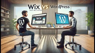 WHY we use WordPress over WIX web design [upl. by Eduj]