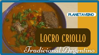 🍲Locro criollo tradicional Argentino  Receta con olla a presión [upl. by Calbert]