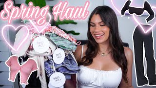 PRINCESS POLLY TRY ON HAUL Spring 2022 [upl. by Ellerehc580]