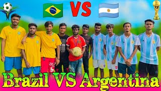 Brazil VS Argentina FIFA World Cup 2022  Omor On Fire  BAD BROTHER  Its Omor  JS Bondhu Studia [upl. by Waneta]