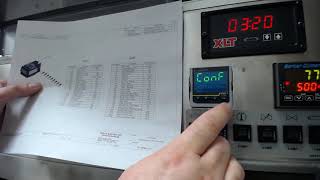 EuroThem Controller Programming on an XLT Oven [upl. by Leiser]