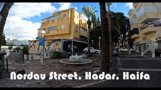 Nordau st Hadar Haifa Probably the most Russianspeaking street in Israel Улица Нордау Хайфа [upl. by Pool369]