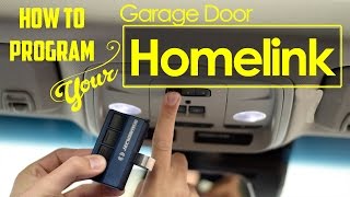 HOW TO Program Universal Home Remote aka HomeLink garage door opener in your vehicle [upl. by Babara]