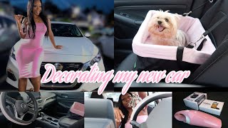 DECORATE MY NEW CAR WITH ME  CAR TOUR  2020 NISSAN ALTIMA [upl. by Rumney88]