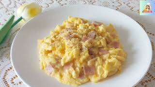 How to make the fluffiest Americanstyle scrambled eggs effortlessly [upl. by Oicnerual437]