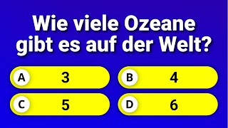 Teste dein Allgemeinwissen Kannst du diese 10 Fragen richtig beantworten [upl. by Enelad448]