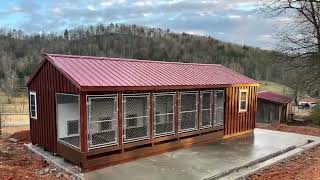 Hometown Sheds Henderson NC has quality wooden sheds metal buildings carports garages and more [upl. by Attelahs]