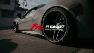 Worldwide 1st Ferrari 488 GTB x Fi Exhaust  Insane Sound  Liberty Walk widebody [upl. by Yanehs829]