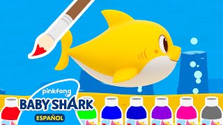 ¿Qué color le queda bien al tiburón bebé  Aprende Colores con Tiburón Bebé  Baby Shark en español [upl. by Lael]