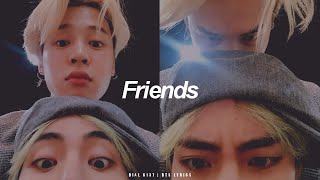 Friends  BTS 방탄소년단 English Lyrics [upl. by Eniamaj]