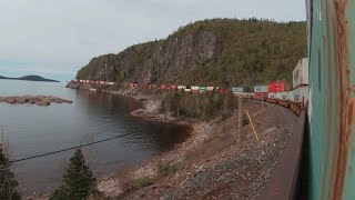 Train Hopping Around Lake Superior  CP Mactier to Schreiber [upl. by Trumann]