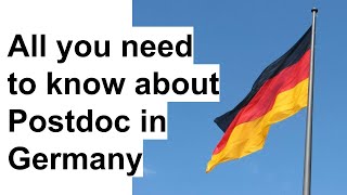 Postdoc in Germany Everything You Need to Know [upl. by Quigley]