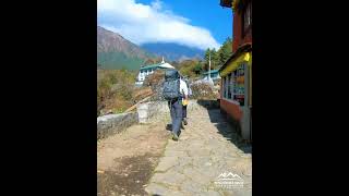 Buddhist Monastery on the Everest base camp trail at Sagarmatha National Park [upl. by Creedon]