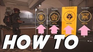 CHANGES TO SPECIALIZATION IN THE DIVISION 2 PTS  PLUS ONE NEW SPECIALIZATION quotGUNNERquot [upl. by Shetrit]