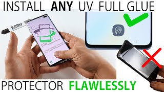 How To Use UV Curved Glass  UV Light Liquid full Glass For Realme 10 Pro  How to Apply UV Glass [upl. by Culley]